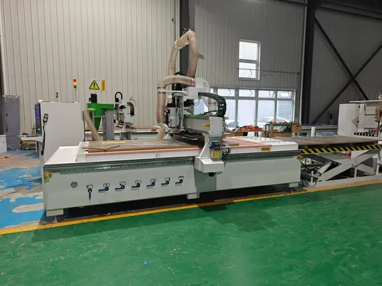 Линейный деревообрабатывающий станок с ЧПУ, 8 инструментов