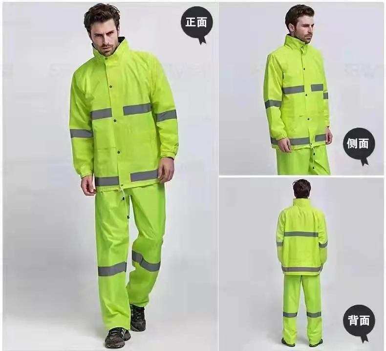 Wholesale Hoodie Workwear 3in1 Jacket Tape Fleece-Lined Jacket Reflective Safety Clothing Work Clothes